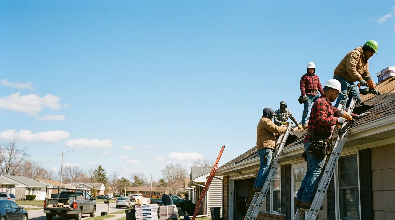 Roofing in Foster City, MI near me